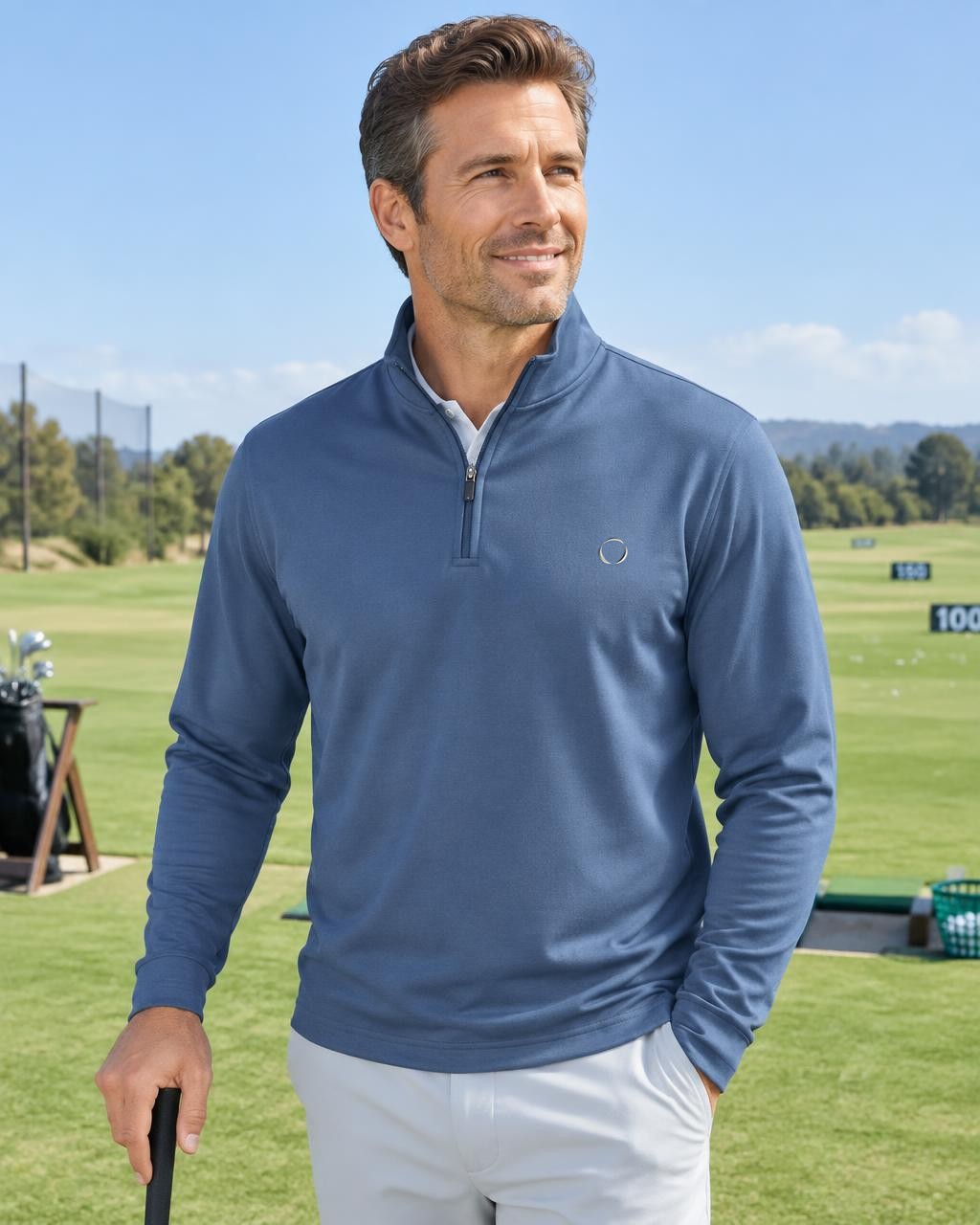 RTP Quarter-Zip in slate